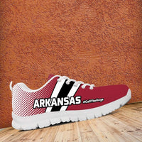 Load image into Gallery viewer, Designs by MyUtopia Shout Out:#CallTheHogs Arkansas Fan Running Shoes

