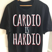 Load image into Gallery viewer, Designs by MyUtopia Shout Out:Cardio Is Hardio Adult Unisex T-Shirt
