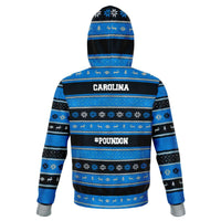 Load image into Gallery viewer, Designs by MyUtopia Shout Out:Carolina #PoundOn Football Fan 3D Ugly Christmas Fashion Hooded Sweatshirt
