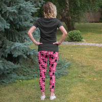 Load image into Gallery viewer, Designs by MyUtopia Shout Out:Cat Love In Pink Fashion Leggings Ladies Tights
