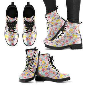 Designs by MyUtopia Shout Out:Cat Pattern Handcrafted Boots