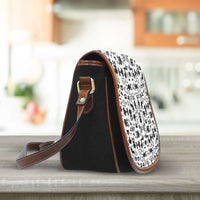 Load image into Gallery viewer, Designs by MyUtopia Shout Out:Cats All Over Print Canvas Saddlebag Style Crossbody Purse
