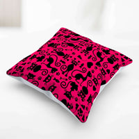 Load image into Gallery viewer, Designs by MyUtopia Shout Out:Cats Pink Pillowcase
