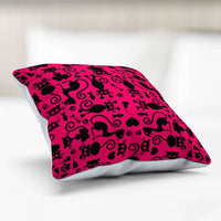Load image into Gallery viewer, Designs by MyUtopia Shout Out:Cats Pink Pillowcase
