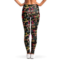 Load image into Gallery viewer, Designs by MyUtopia Shout Out:Cats Playing with Christmas Presents Fashion Leggings
