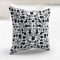 Load image into Gallery viewer, Designs by MyUtopia Shout Out:Cats White Pillowcase
