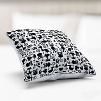Load image into Gallery viewer, Designs by MyUtopia Shout Out:Cats White Pillowcase
