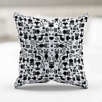 Load image into Gallery viewer, Designs by MyUtopia Shout Out:Cats White Pillowcase
