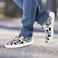 Load image into Gallery viewer, Designs by MyUtopia Shout Out:Cats White Slip-on Shoes
