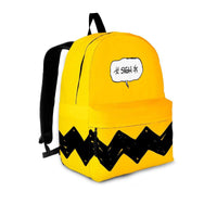 Load image into Gallery viewer, Designs by MyUtopia Shout Out:Charlie Backpack,Large (18 x 14 x 8 inches) / Adult (Ages 13+) / Yellow,Backpacks
