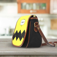 Load image into Gallery viewer, Designs by MyUtopia Shout Out:Charlie Canvas Saddlebag Style Crossbody Purse
