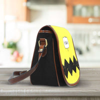 Load image into Gallery viewer, Designs by MyUtopia Shout Out:Charlie Canvas Saddlebag Style Crossbody Purse
