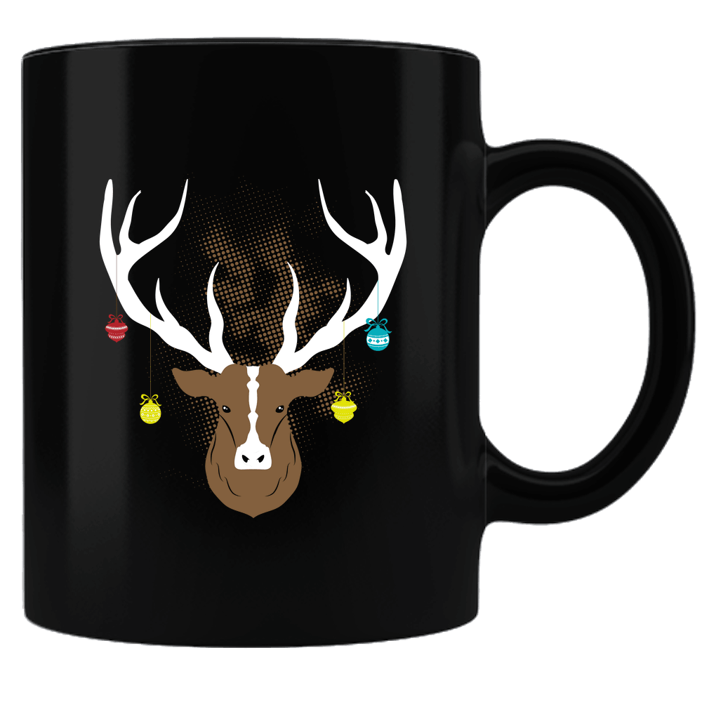 Designs by MyUtopia Shout Out:Christmas Deer Ceramic Coffee Mug,Default Title,Ceramic Coffee Mug