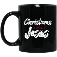 Load image into Gallery viewer, Designs by MyUtopia Shout Out:Christmas is All About Jesus - Ceramic Coffee Mug - Black,Black / 11 oz,Apparel
