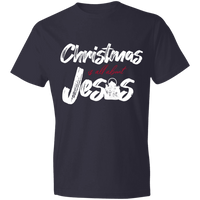 Load image into Gallery viewer, Designs by MyUtopia Shout Out:Christmas is All About Jesus - Lightweight T-Shirt,Navy / S,Adult Unisex T-Shirt

