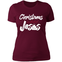 Load image into Gallery viewer, Designs by MyUtopia Shout Out:Christmas is All About Jesus - Ultra Cotton Ladies&#39; T-Shirt,Maroon / X-Small,Ladies T-Shirts
