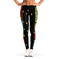 Load image into Gallery viewer, Designs by MyUtopia Shout Out:Christmas Lights are Like Epstein, They Don&#39;t Hang Themselves Fashion Leggings,XS / Black,Leggings - AOP
