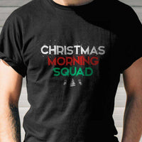 Load image into Gallery viewer, Designs by MyUtopia Shout Out:Christmas Morning Squad Adult Unisex T-Shirt
