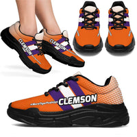 Load image into Gallery viewer, Designs by MyUtopia Shout Out:Clemson #MoreTigerPushUps Chunky Sneakers
