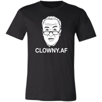 Load image into Gallery viewer, Designs by MyUtopia Shout Out:Clowny Schumer Trump Political Humor Unisex Jersey Short-Sleeve T-Shirt,X-Small / Black,Adult Unisex T-Shirt

