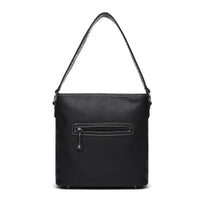 Load image into Gallery viewer, Designs by MyUtopia Shout Out:Cowgirl Trendy Embroidered Bible Verse 2 Corinthians 12:9 Country Western Totebag Purse
