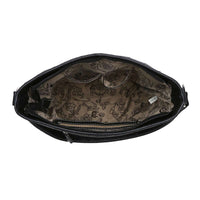 Load image into Gallery viewer, Designs by MyUtopia Shout Out:Cowgirl Trendy Embroidered Bible Verse 2 Corinthians 12:9 Country Western Totebag Purse
