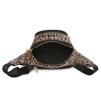 Load image into Gallery viewer, Designs by MyUtopia Shout Out:Cowgirl Trendy Soft Leopard Fanny Pack Waist Fashion Hip Bag Fuzzy Belt Bag
