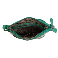 Load image into Gallery viewer, Designs by MyUtopia Shout Out:Cowgirl Trendy White Tiger Face Faux Leather Crossbody Bag
