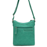 Load image into Gallery viewer, Designs by MyUtopia Shout Out:Cowgirl Trendy White Tiger Face Faux Leather Crossbody Bag
