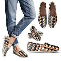 Load image into Gallery viewer, Designs by MyUtopia Shout Out:Crazy Cat Lady Casual Canvas Slip on Shoes Women&#39;s Flats
