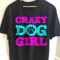 Load image into Gallery viewer, Designs by MyUtopia Shout Out:Crazy Dog Girl Ultra Cotton T-Shirt
