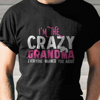 Load image into Gallery viewer, Designs by MyUtopia Shout Out:Crazy Grandma Adult Unisex Cotton Short Sleeve T-Shirt
