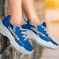 Load image into Gallery viewer, Designs by MyUtopia Shout Out:Creighton Roll Damn Jays Basketball Fan Chunky Walking Shoes
