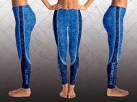 Load image into Gallery viewer, Designs by MyUtopia Shout Out:Creighton Roll Damn Jays Basketball Fan Fashion Leggings

