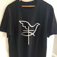 Load image into Gallery viewer, Designs by MyUtopia Shout Out:Cross Dove Fish Adult Unisex T-Shirt
