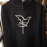 Load image into Gallery viewer, Designs by MyUtopia Shout Out:Cross Dove Fish Christian Symbols Pullover Hoodie
