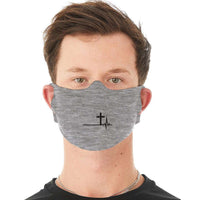 Load image into Gallery viewer, Designs by MyUtopia Shout Out:Cross Heartbeat Fabric Face Covering / Face Mask
