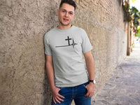 Load image into Gallery viewer, Designs by MyUtopia Shout Out:Cross Heartbeat Ultra Cotton Unisex T-Shirt
