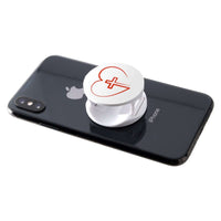 Load image into Gallery viewer, Designs by MyUtopia Shout Out:Cross In Heart - Jesus is in my heart Hinged Phone Grip for Smartphones and Tablets
