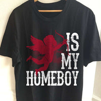 Load image into Gallery viewer, Designs by MyUtopia Shout Out:Cupid Is My Homeboy Valentines Day Humor Adult Unisex T-Shirt
