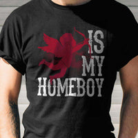 Load image into Gallery viewer, Designs by MyUtopia Shout Out:Cupid Is My Homeboy Valentines Day Humor Adult Unisex T-Shirt
