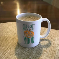 Load image into Gallery viewer, Designs by MyUtopia Shout Out:Current Mood White Ceramic Coffee Mug
