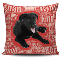 Load image into Gallery viewer, Designs by MyUtopia Shout Out:Cute Black Lab Puppies Pillowcases,Red,Pillowcases
