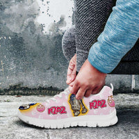 Load image into Gallery viewer, Designs by MyUtopia Shout Out:Cute R2-D2 Droid on Pink Running Shoes
