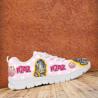 Load image into Gallery viewer, Designs by MyUtopia Shout Out:Cute R2-D2 Droid on Pink Running Shoes
