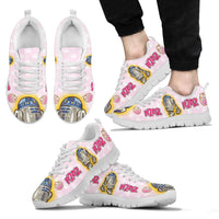 Load image into Gallery viewer, Designs by MyUtopia Shout Out:Cute R2-D2 Droid on Pink Running Shoes
