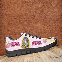 Load image into Gallery viewer, Designs by MyUtopia Shout Out:Cute R2-D2 Droid on Pink Running Shoes
