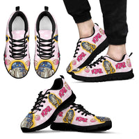 Load image into Gallery viewer, Designs by MyUtopia Shout Out:Cute R2-D2 Droid on Pink Running Shoes

