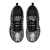 Load image into Gallery viewer, Designs by MyUtopia Shout Out:Cyberman Women&#39;s Running Shoes,Womens Black Sole Sneakers - Cyberman / Womens US5 (EU35) / Grey/Black,Running Shoes
