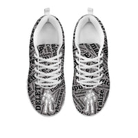 Load image into Gallery viewer, Designs by MyUtopia Shout Out:Cyberman Women&#39;s Running Shoes,Womens White Sole Sneakers - Cyberman / Womens US5 (EU35) / Grey/Black,Running Shoes
